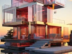 maison sur une maison dans une maison